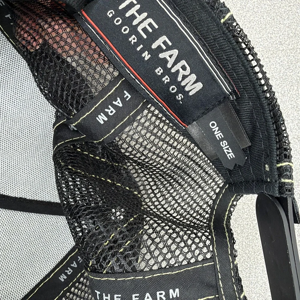 Goorin Bros Hat Unisex OSFM Black The Farm Queen Bee Trucker Snapback Patch